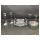Avon Leaded Crystal Candle Holders & More!