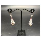 20 Pairs Swarovski Crystal Christmas Tree Earrings