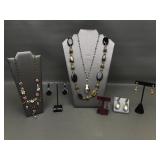 Avon Sparkling Rose Color Rose Necklace & More