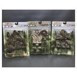Vtg Wwii Dragon Models German Camo & Usmc Infantry