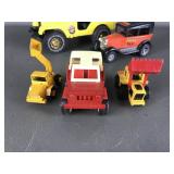 Vintage Tonka Taxi, Vintage Smokey Bear Jeep