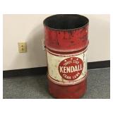 Vtg Kendal Three Star Gear Lube 120lb Drum