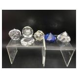 Vtg Oleg Cassini Diamond Paperweight & More