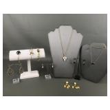 Green Scene Avon Necklace & Earring Set & More