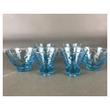 Blue Dots Drinking Glasses