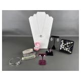 princess cut cubic zirconia stud earrings & more