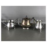 Reed And Barton Tea Pot And Williamsburg Pewter