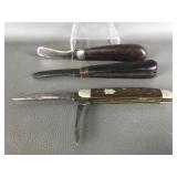 Vtg Remington pruning knife & more
