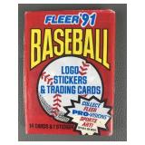Sealed Fleer '91 Baseball Cards