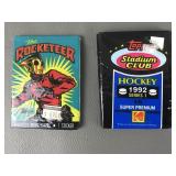 Sealed '92 Topps Hockey Cards, Rocketeer Movie Car