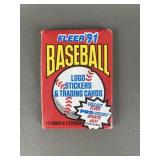 Sealed Fleer '91 Baseball Cards