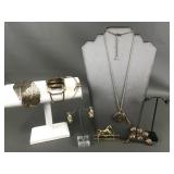 Avon Gold-toned Jewelry And Trifari Pins