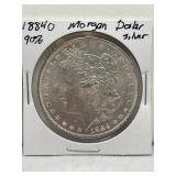 1884o Morgan Silver Dollar