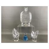 Vtg Mikasa Lead Crystal Candle Holders