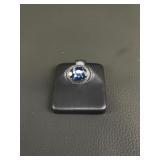 Sterling Silver Mystic Blue Topaz Ring