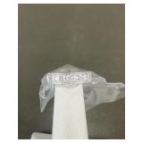 Sterling Silver Princess Cut Square Cubic