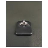 Sterling Silver Mystic Quartz Cushion Cut Ring