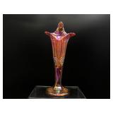 Mosser Glass Diamond vase in Marigold
