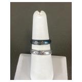 Sterling Silver Mother & Daughter Rings