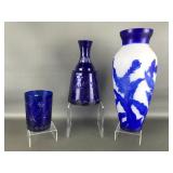 Reproduction Cameo Glass Vase & More