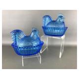 Vintage Westmore Glass Hen On Egg