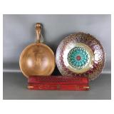 Turkish-style Bowl, Wooden Handled Bowl, Incense
