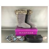 Rampage Asher Mid-calf Boots, Vera Bradley Bag &