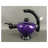 Handblown Glass Art Vase, Signed