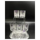Waterford Crystal Butter And Crystal Glasses