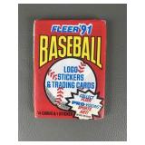 Sealed Fleer '91 Baseball Cards