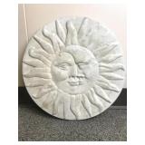 Handmade Cast Cement Sun&moon Stone