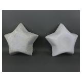 Handmade Cast Cement Stars - Glossed