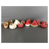 Ceramic Watermelon Slices & More Salt & Pepper