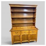 Early American Style Kitchen Display Hutch