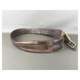 Vintage English Leather Horse Girth