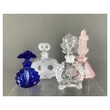 Vintage Glass Perfume Bottles