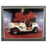Vtg 1983 Stroh's Beer Advertising Poster