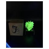 Uranium Burmese Fenton Glass Dragon Figurine