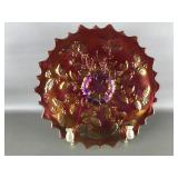 Fenton Red Carnival Glass Frank Fenton Birthday