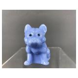 Vintage Delphite Westmoreland Bulldog Glass