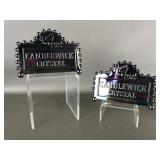 Candlestick Crystal Imperial Usa Display Sign