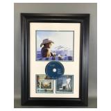 Framed Kenny Chesney Cd & Signed Photo