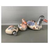 Tonala Mexico Style Burnished Pottery Ducks & More