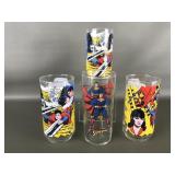1978 Pepsi & 1999 Superman Drinking Glasses