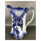 Thomas Rathbone & Co. Victor Blue Pitcher