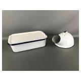 Vintage Cesco? Hospital Ware Enamel Men's Urninal