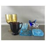 Blue Hobnail Glass & More