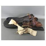 Vintage Leather Equestian Saddle