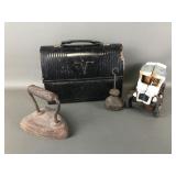 Vtg Thermos Container, Cast Iron Truck Cab & More