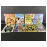 Vtg Little Golden Books Pooh, Seasame Street &